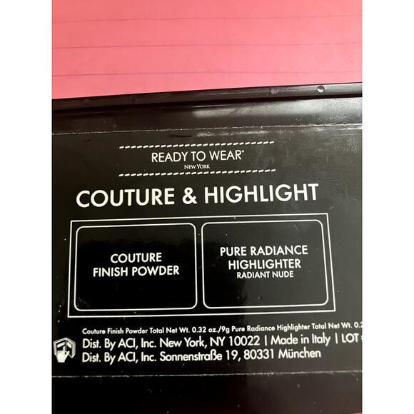 READY TO WEAR Couture & Highlight Palette Compact NWOB Radiant Nude - Picture 3 of 5